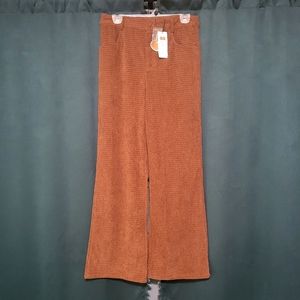 NWT Cider High-waisted Brown Corduroy Flares- Sz Medium